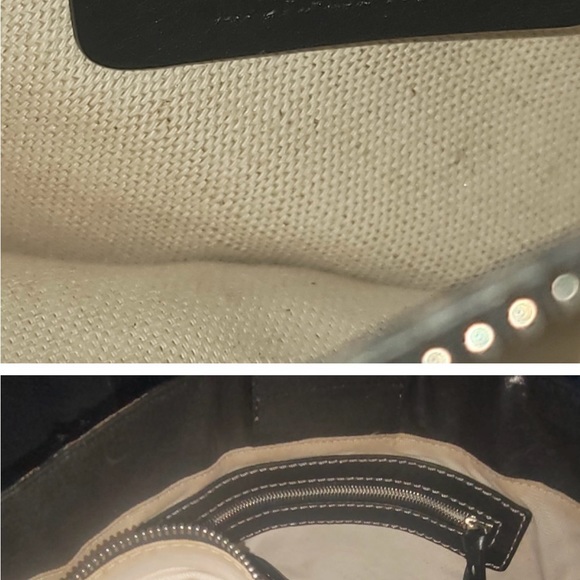 Michael Kors Tote black leather tote. Great size. I just need to declutter. - Picture 3 of 5